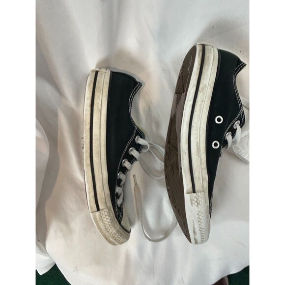 Converse Chuck Taylor All Star Low Top Black Canvas Sneakers Women’s 6.5 - Picture 8 of 10
